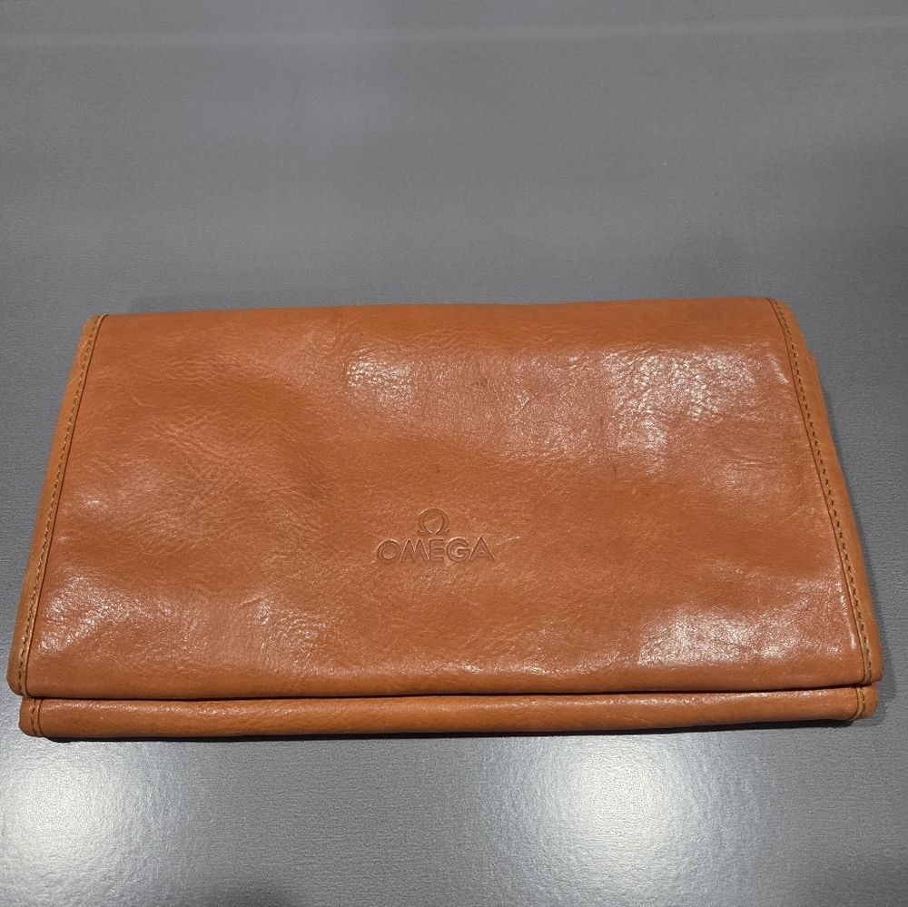 Omega Watch Brand Cuyana Leather Foldover Watch Or Jewelry Travel/Storage Case